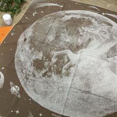 エルメス　カレ140　ジェアン　クレールドゥリュンヌ　月光　ペガサス　カシシル エルメス カレ140 ジェアン クレールドゥリュンヌ 月光 ペガサス