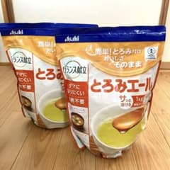 アサヒ　バランス献立 とろみエール 1kg 複数セット アサヒ バランス献立 とろみエール 1kg 2袋セット - メルカリ