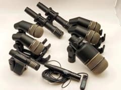 美品未使用に近い【エレクトロボイス】ドラムマイク7本セット（ケース付き） 美品未使用に近い【エレクトロボイス】ドラムマイク7本セット（ケース