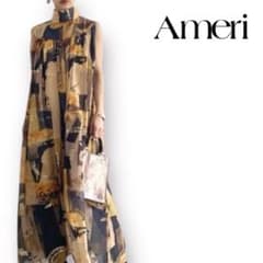 専用品AMERI EMILIE GATHER DRESS ロングワンビース - メルカリ