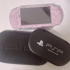 SONY PSP3000 (mint condition) console, Blossom Pink, Memory Stick included.