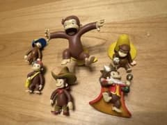 おさるのジョージ フィギュア 5個セットのサムネイル