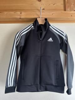 adidas キッズ ジャージ　ブラック140のサムネイル