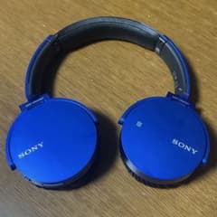 SONY ワイヤレスヘッドホン ブルー EXTRA BASS - メルカリ