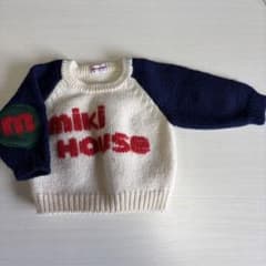 miki HOUSE ニット　80.のサムネイル
