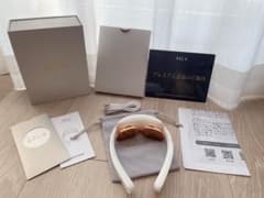 【未使用に近い】RELX ネックウォーマー EMS 温熱 超軽量 パールホワイトのサムネイル