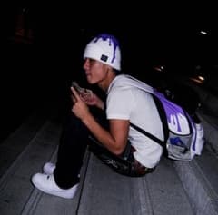 flexwitme fuckmylifeビーニー DNE着用モデル　BLACKのサムネイル