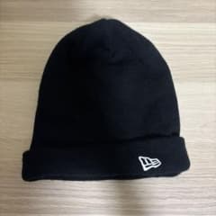 NEW ERA ニット帽 ビーニー ブラック 冬 ストリート ユニセックスのサムネイル