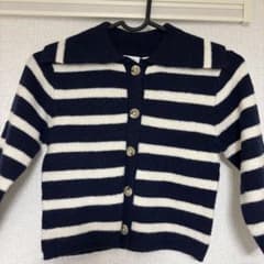 ザラ　ZARA KIDS ニット　カーディガン　ボーダーのサムネイル