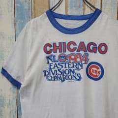 ☆MLBカブス☆80sリンガーTシャツ☆1984チャンピオン☆L相当 