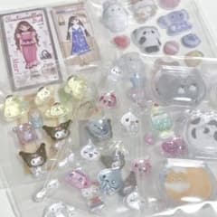サンリオ　しずくちゃん　ボンボンドロップシール　立体シール　お裾分けのサムネイル