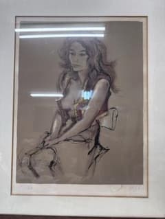ジャックペクナール リトグラフ 人物画 145/220 裸婦 女性 版画 絵画