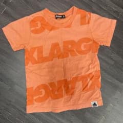 X-LARGE キッズ　オレンジ Tシャツ　100cmのサムネイル