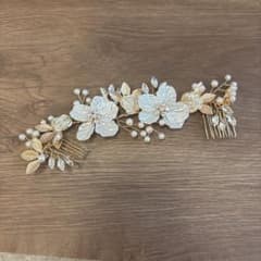 ヘッドアクセサリー/ヘアパーツ/ヘアドレス/結婚式/花嫁/のサムネイル