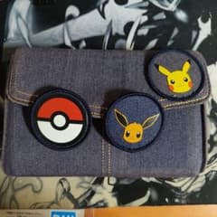 포켓몬 피카츄 데님 파우치 3ds 케이스