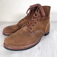 【良品】RRL　M-43 サービスシューズ　ブーツ　USA製　ラフアウトスエード 良品】RRL M-43 サービスシューズ ブーツ USA製 ラフアウトスエード