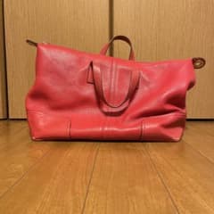 COACH レッド ハンドバッグ トートバッグ レザーバッグ 2WAYのサムネイル