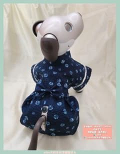 aibo の洋服 アイボの服 (甚平) スケア丸しぼり柄 - メルカリ