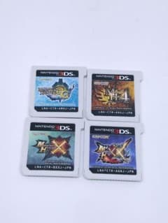 3DS 소프트 몬스터 헌터 4개 세트 3G MH4 X XX