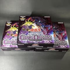 遊戯王OCG CHAOS ORIGINS 3box シュリンク付き 遊戯王OCG カオスオリジンズ 3BOX 新品未開封 シュリンク付き - メルカリ