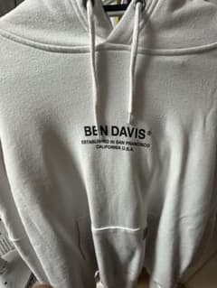 BEN DAVIS ベンデイビス パーカー ホワイトのサムネイル