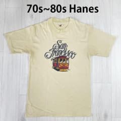 【激レア】70s　80s　USA製　Hanes　Tシャツ　シングルステッチ