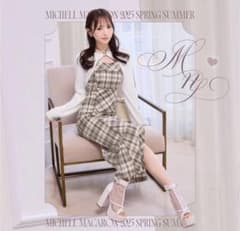 michellMacaron（ミシェルマカロン）アンサンブル チェックワンピース