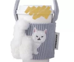 海外台湾スターバックス限定 猫ちゃんしっぽ　ドリンクホルダーのサムネイル