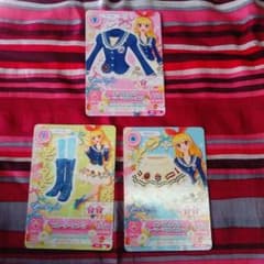 アイカツカード　ちゃお限定　セーラーマリンコーデセットのサムネイル