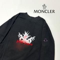 【美品】 MONCLER Palm Angels 長袖 Tシャツ ブラック M MONCLER × Palm Angels スプレーロゴ 長袖Tシャツ S - メルカリ