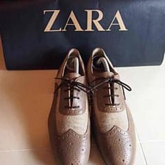RAM様専用ZARA コンビウイングチップSHOESのサムネイル