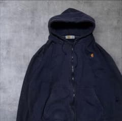 00s カーハート Carhartt フルジップパーカー ワンポイント - メルカリ