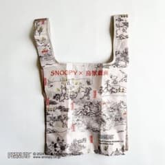 スヌーピー×鳥獣戯画 エコバッグのサムネイル