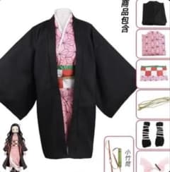 かまどねずこコスプレセット　Mサイズ　カツラ付きのサムネイル