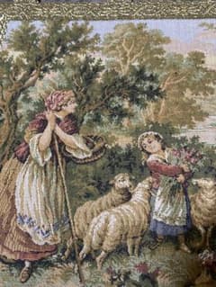 西ドイツ製タペストリー額 西ドイツ製タペストリー額