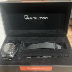 本日のみ大幅値下げ！ Hamilton ビロウゼロ 自動巻き時計 ブラック 