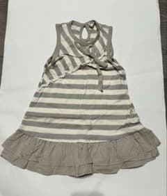 CROISSANCE BEBE ボーダーワンピース 90