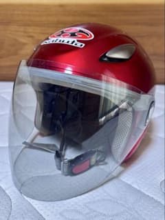 Kabuto ジェットヘルメット 赤のサムネイル