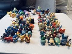 ポケモン　指人形　まとめ売り　85個　モンコレ３個　おまけ付きのサムネイル