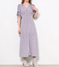 スナイデル　バリエーションマーメイドプリントワンピース　美品のサムネイル