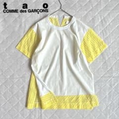 とんす⭐︎TAO COMME des GARCON'S 切替Tシャツブラウス とんす様専用⭐︎TAO COMME des GARCON'S 切替Tシャツブラウス - メルカリ