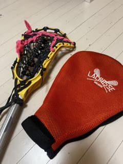 STX ラクロス スティック イエロー ピンク 中古のサムネイル