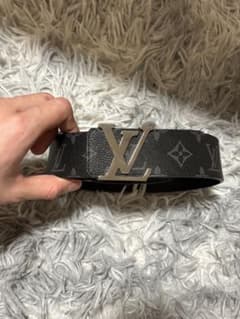 Louis Vuitton ベルト モノグラム ルイヴィトン 黒 BUYMA購入 - メルカリ
