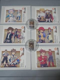 테일즈 30주년 기념 라벨 캔 자판기 vol.1 라벨 6장+키홀더 2종