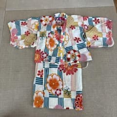 浴衣　セパレート　 100cm 花柄 キッズのサムネイル