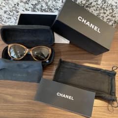 美品 CHANEL シャネル カメリア ココマーク パール シャネルサングラス