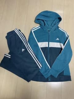 adidas ジャージ 160cm ターコイズ/グレーのサムネイル