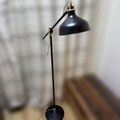 IKEA RANARP イケア ラーナルプ フロアランプ フロアライト フロアスタンド 照明 IKEA - ラーナルプ フロアスタンド 電球付き【塗装剥がれ少々あり】の