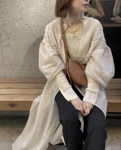 ワンピース COTTON LACE PATCHWORK DOCKING ONE PIECE cotton lace patchwork docking one piece - メルカリ