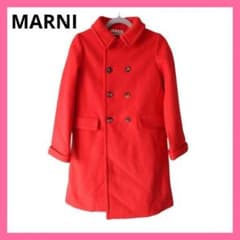 マルニ MARNI キッズライン 女の子 コート イタリア製 ポピーレッド /8 